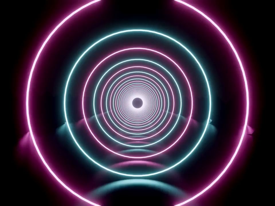 4k画质圆环光圈动感爵士舞蹈街舞led大屏时尚炫酷背景酒吧夜店灯光秀