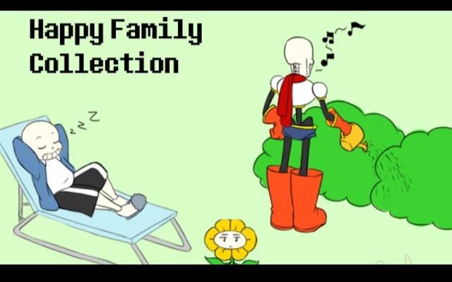 [图]【Undertale有声漫画】快乐的一家人