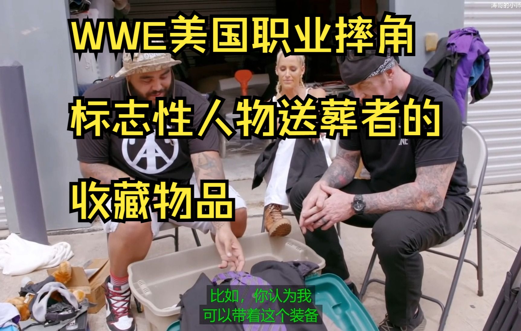 WWE最受追缉的珍宝:送葬者在储藏室里发现了他的紫色装备和面具|A&E哔哩哔哩bilibili