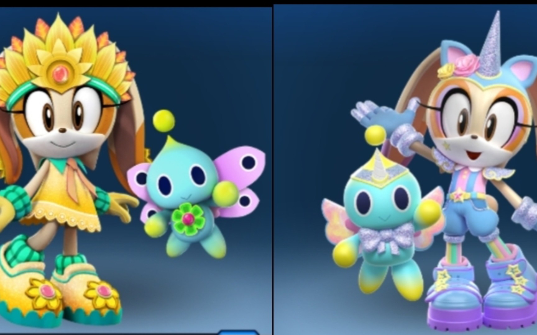 索尼克力量速度之战24:春季装克莉姆和独角兽可莉姆