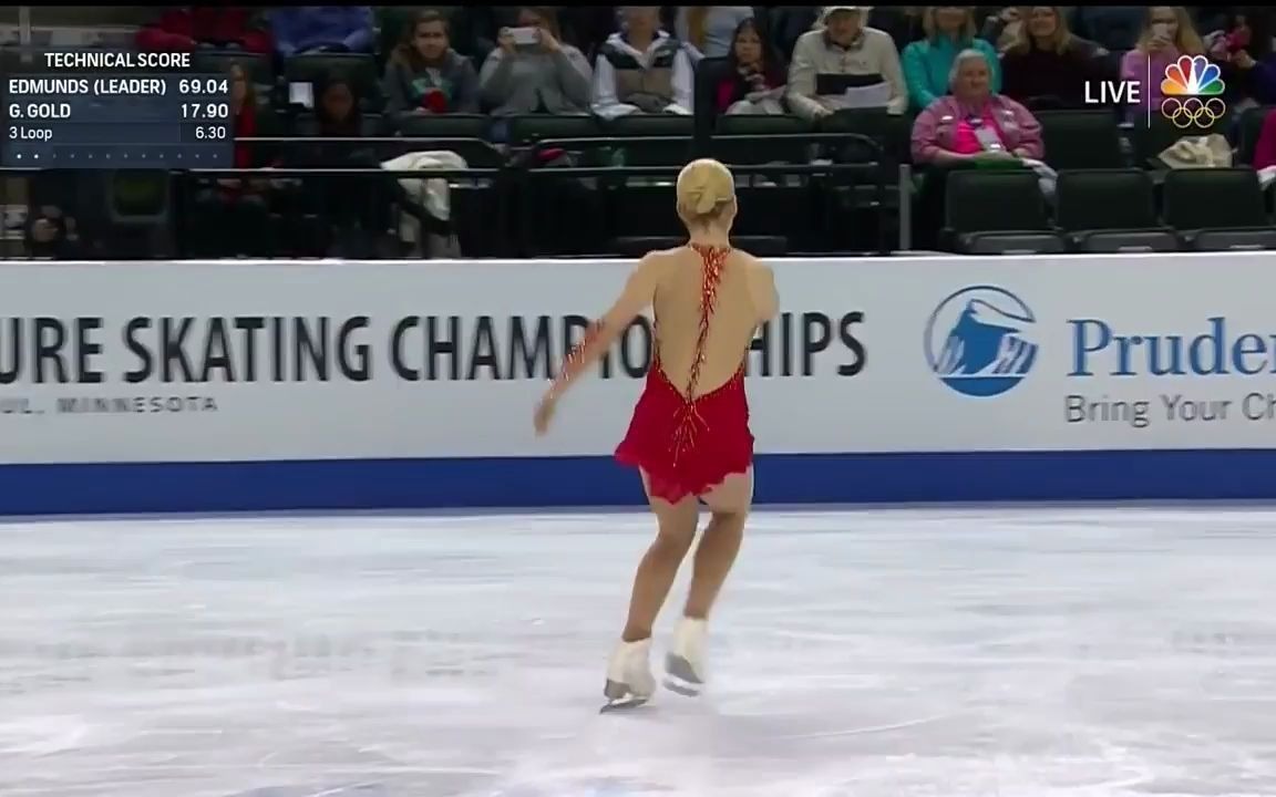 【格雷西·戈尔德】2016 us nationals gracie gold fs nbc