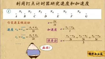 Download Video: 【一】实验7【利用打点计时器研究速度和加速度