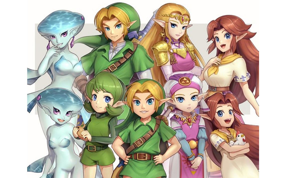 【前尘】【塞尔达传说时之笛3ds中文版】表关全流程全收集实况_哔哩哔哩_bilibili