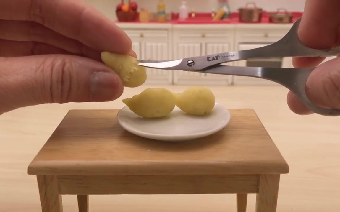 食玩厨房迷你小点心之烤刺猬