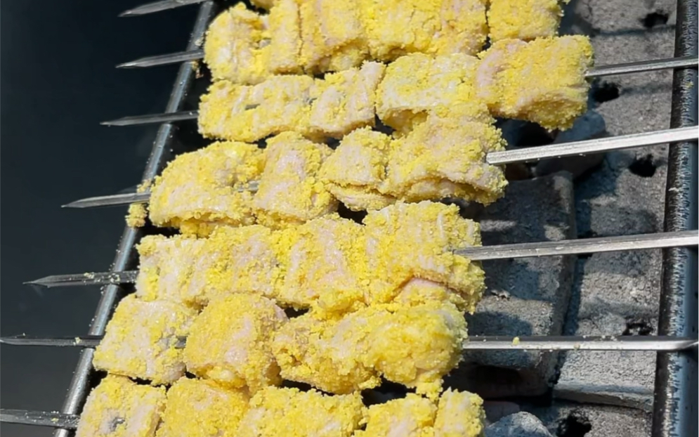 烧烤教程烤玉米面烤羊肠