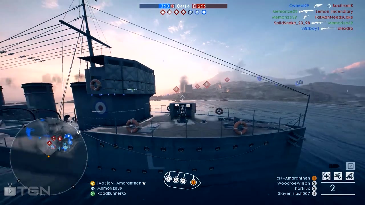 战地1力挽狂瀾 载具介绍:l级驱逐舰【转载小a】