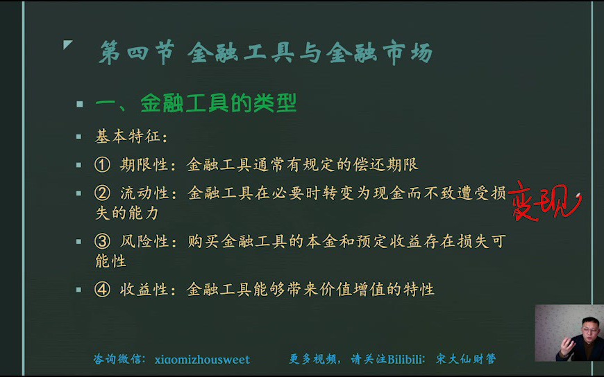 【2021CPA财务管理】第一章第四节金融工具与金融市场哔哩哔哩bilibili