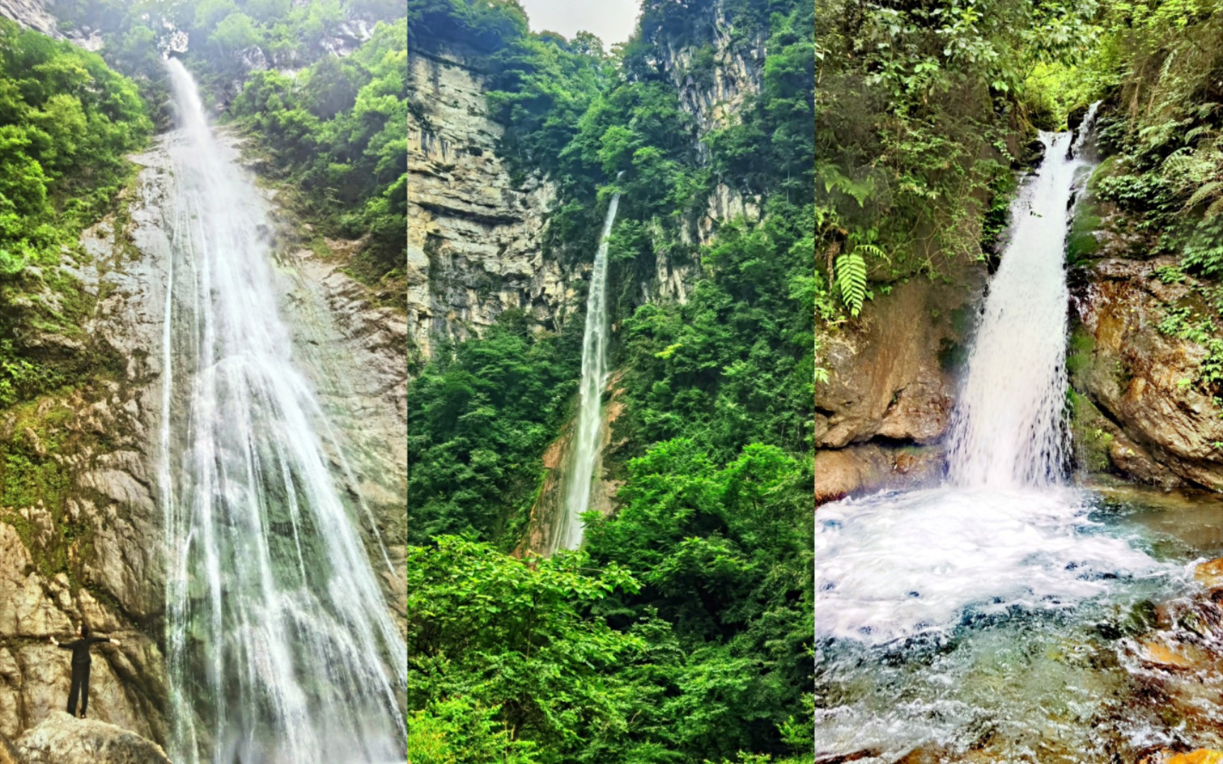 成都新晋网红地~大邑西岭雪山前山~小飞水瀑布环线徒步哔哩哔哩bilibili