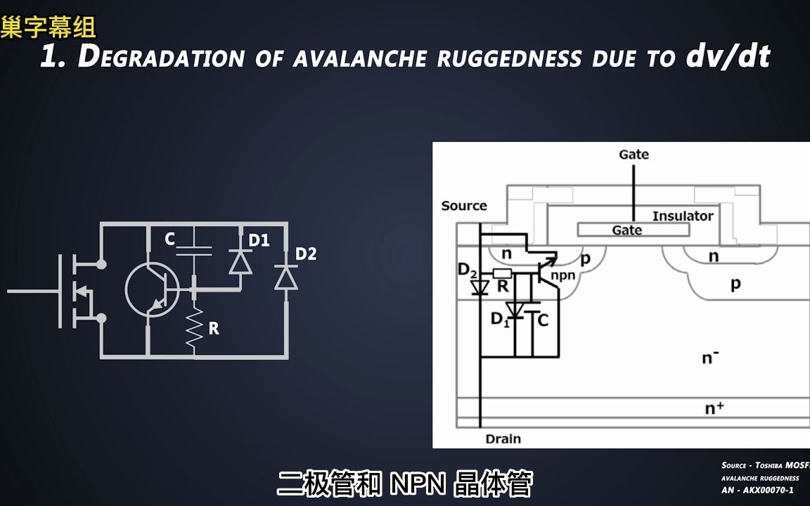MOSFET雪崩击穿时,发生了什么?哔哩哔哩bilibili