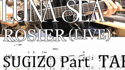 TAB] LUNA SEA - ROSIER (LIVE) SUGIZO Part_哔哩哔哩_bilibili