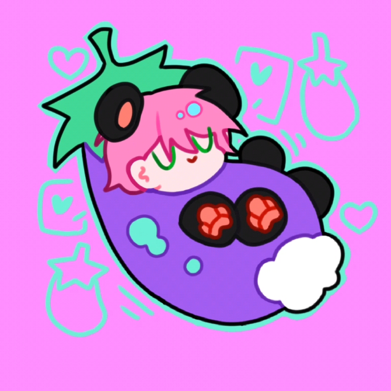 【米洛/黑猫】看着食欲大增的圆滚滚茄子