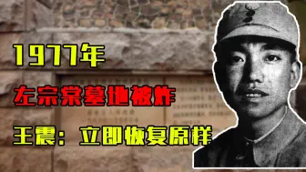 Скачать видео: 1977年，左宗棠墓地被炸成两半，王震暴怒下令：立即恢复原样！