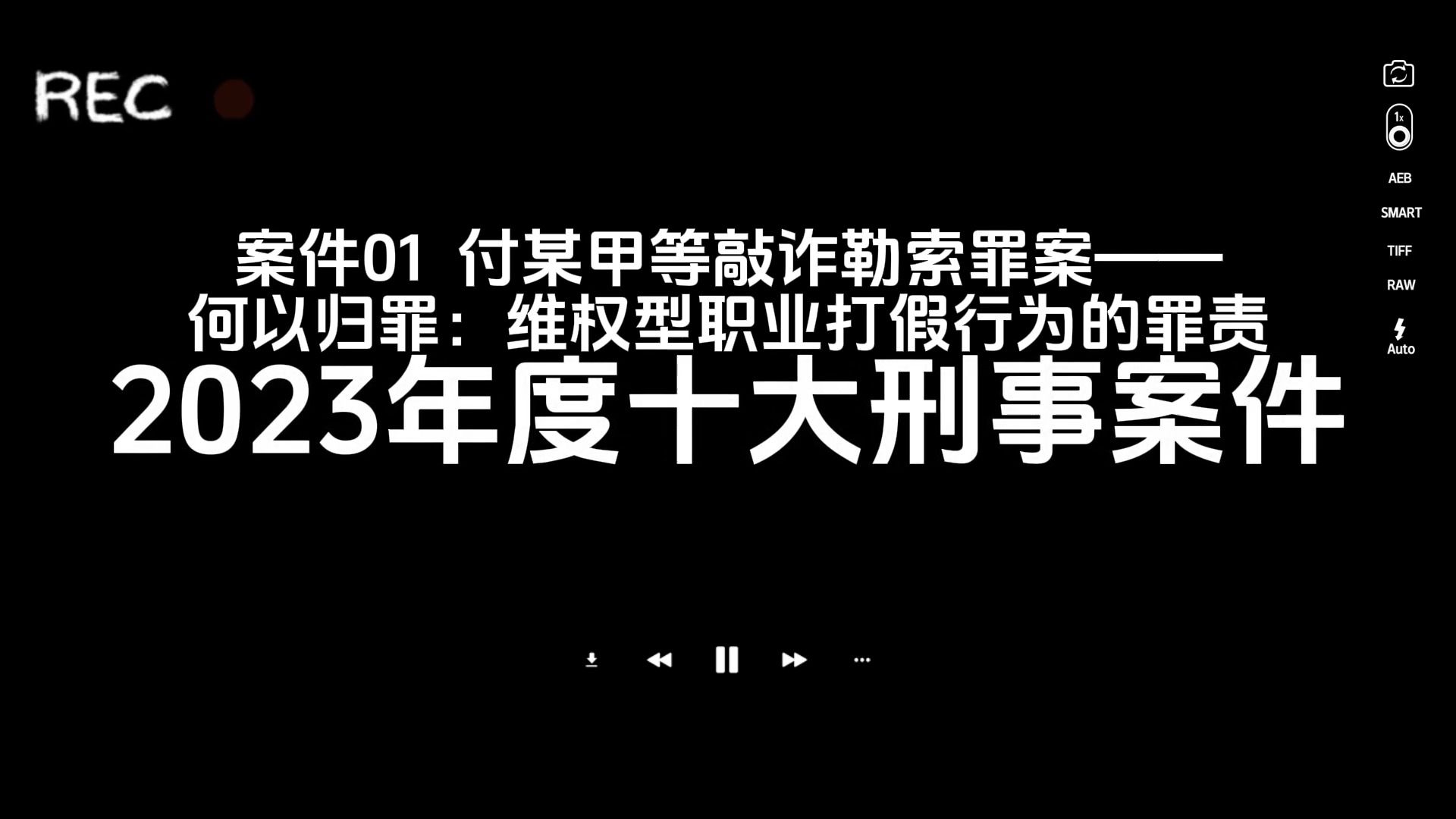 2023年度十大刑事案件——案件01 付某甲等敲诈勒索罪案——何以归罪:维权型职业打假行为的罪责哔哩哔哩bilibili