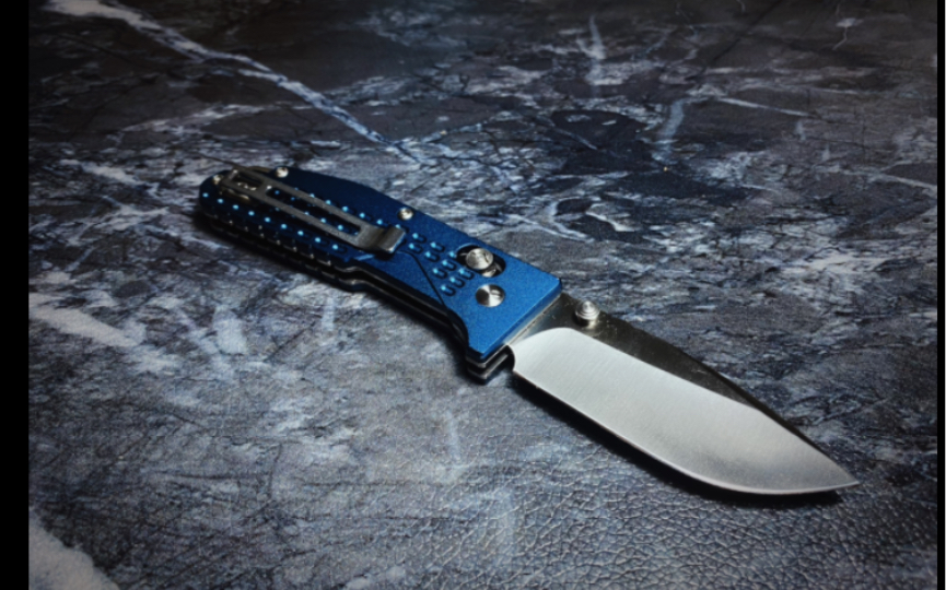 徐老师卖房买刀求发展no.18-三刃木7063铝合金轴锁折