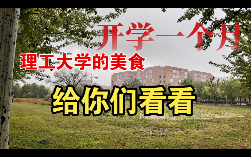 开学一个月,给你们看看天津理工大学的美食哔哩哔哩bilibili