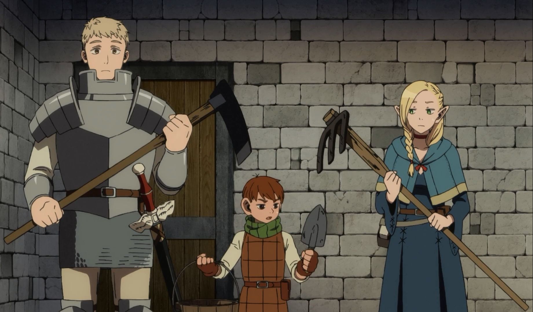 把巨大魔像当成田拿来种菜,玛露希尔表示想打人.