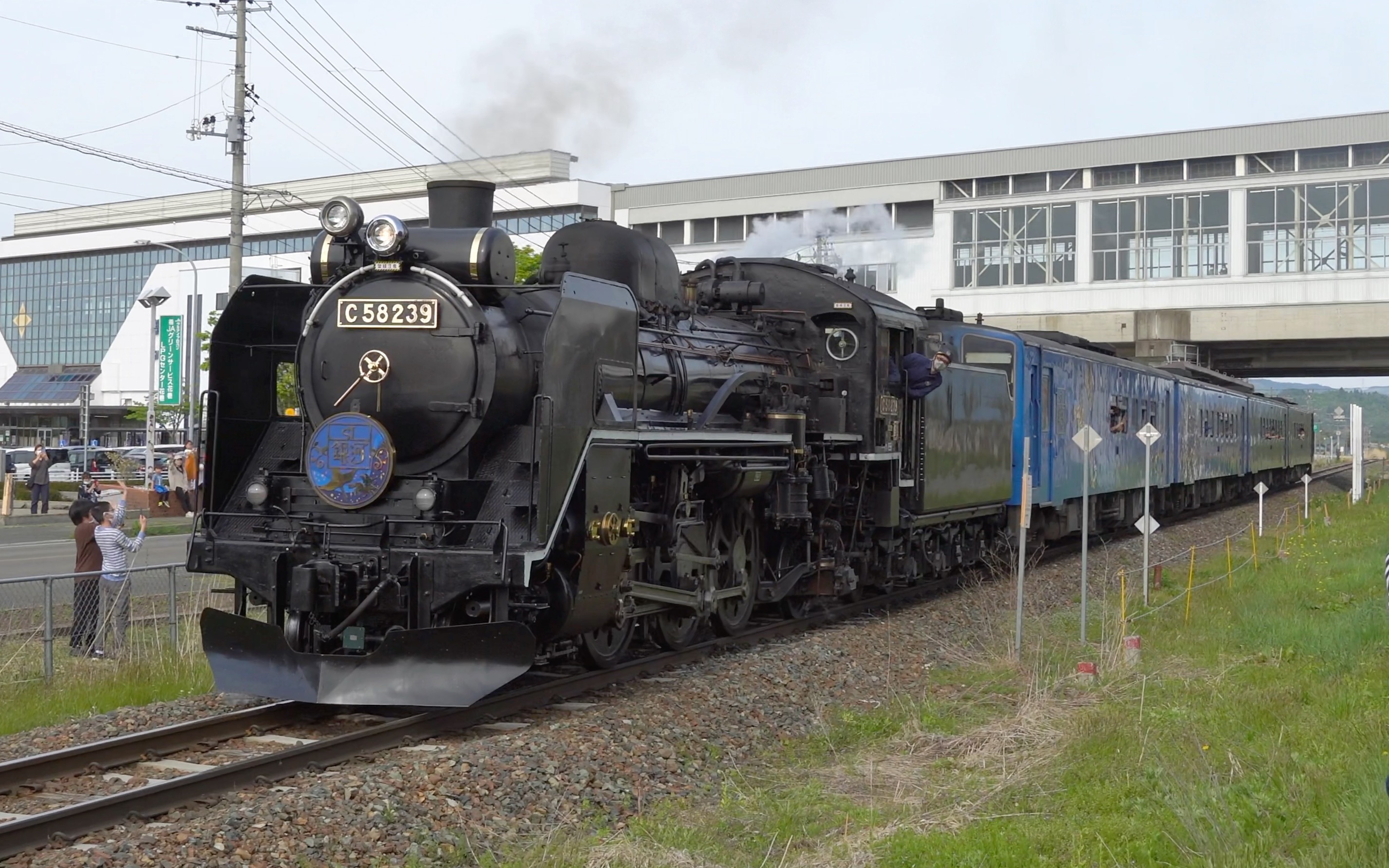 【jr东日本】听!蒸汽机车的声音:sl银河送别记