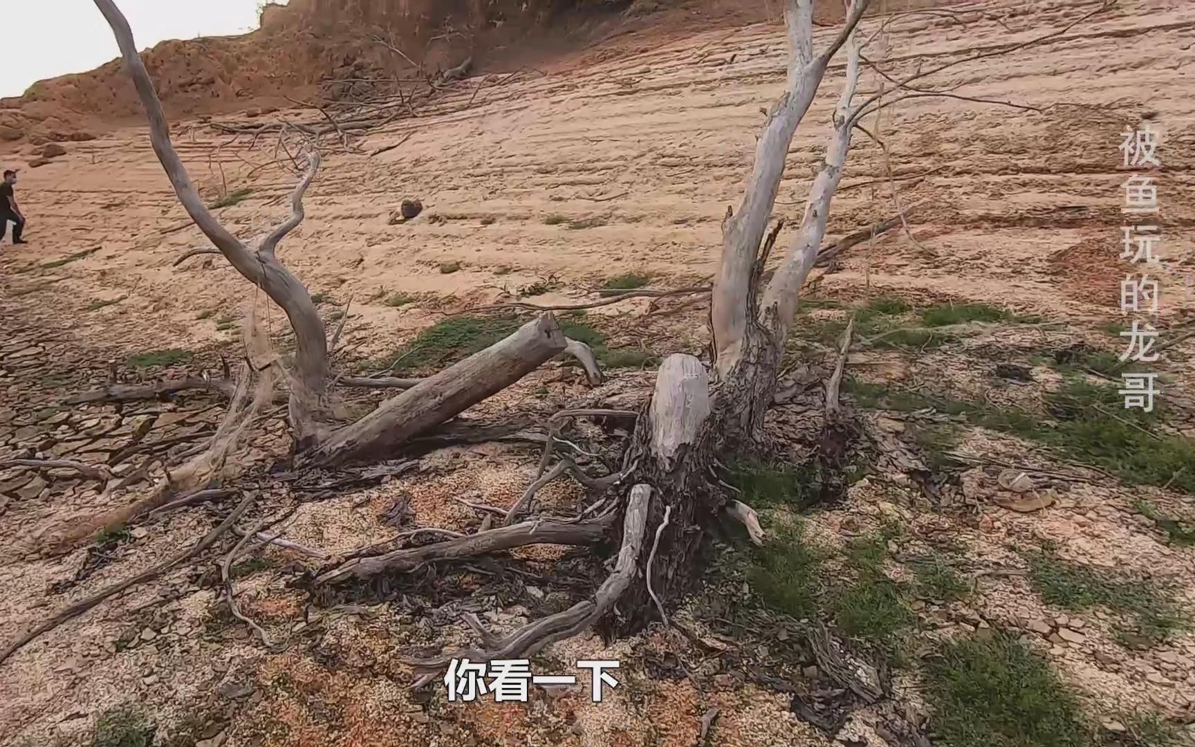 [图]一个被水淹没的古村落，干枯过后，留下了很多宝物？