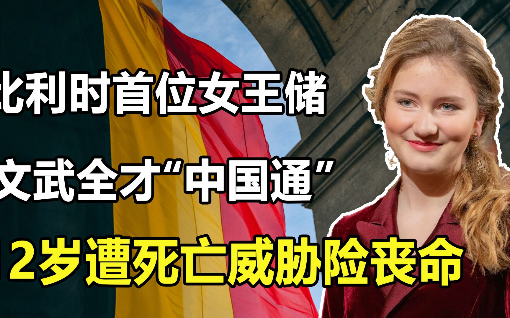 比利时“首位女王储”伊丽莎白,文武全才中国通,12岁遭死亡威胁哔哩哔哩bilibili