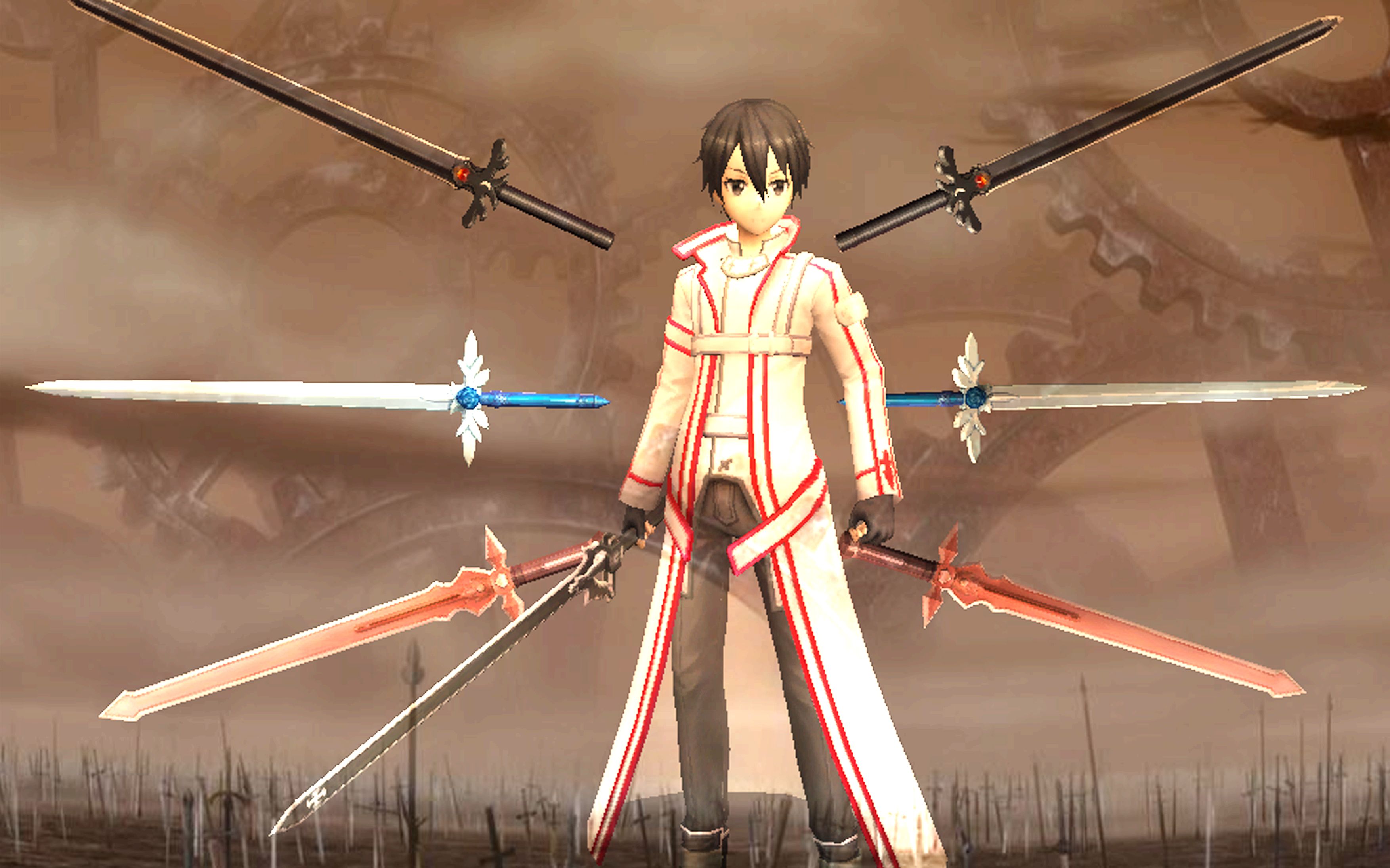 【300英雄补丁】初始桐人·剑翼装备(无特效)