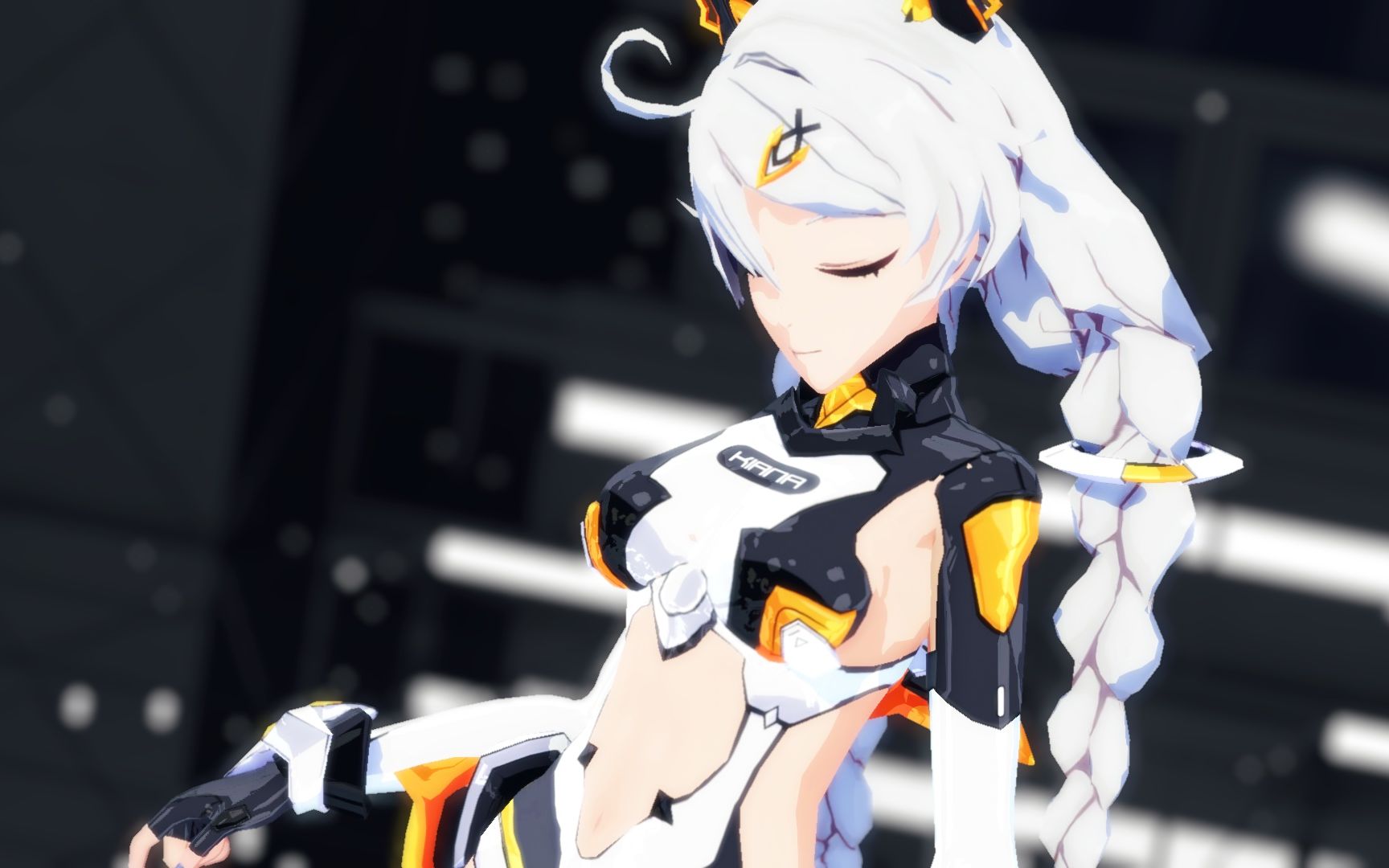 紧身皮衣月下猫琪亚娜崩坏3mmdhowlong