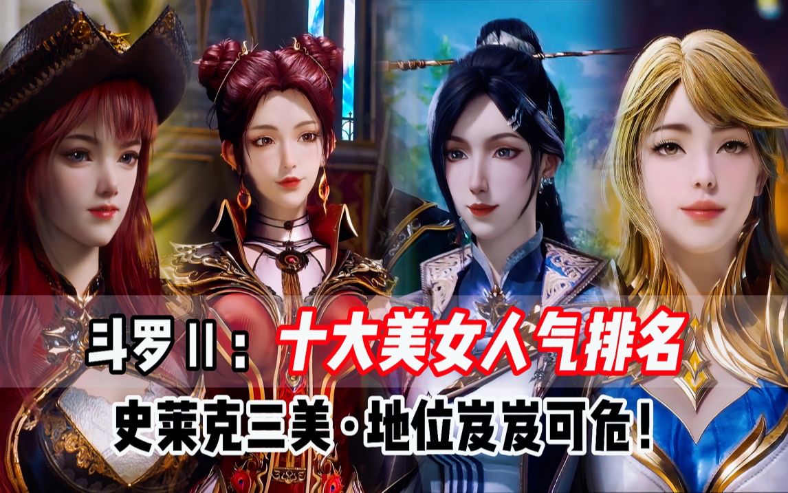 [图]斗罗2：绝世唐门十大美女人气排名，史莱克三美地位岌岌可危！