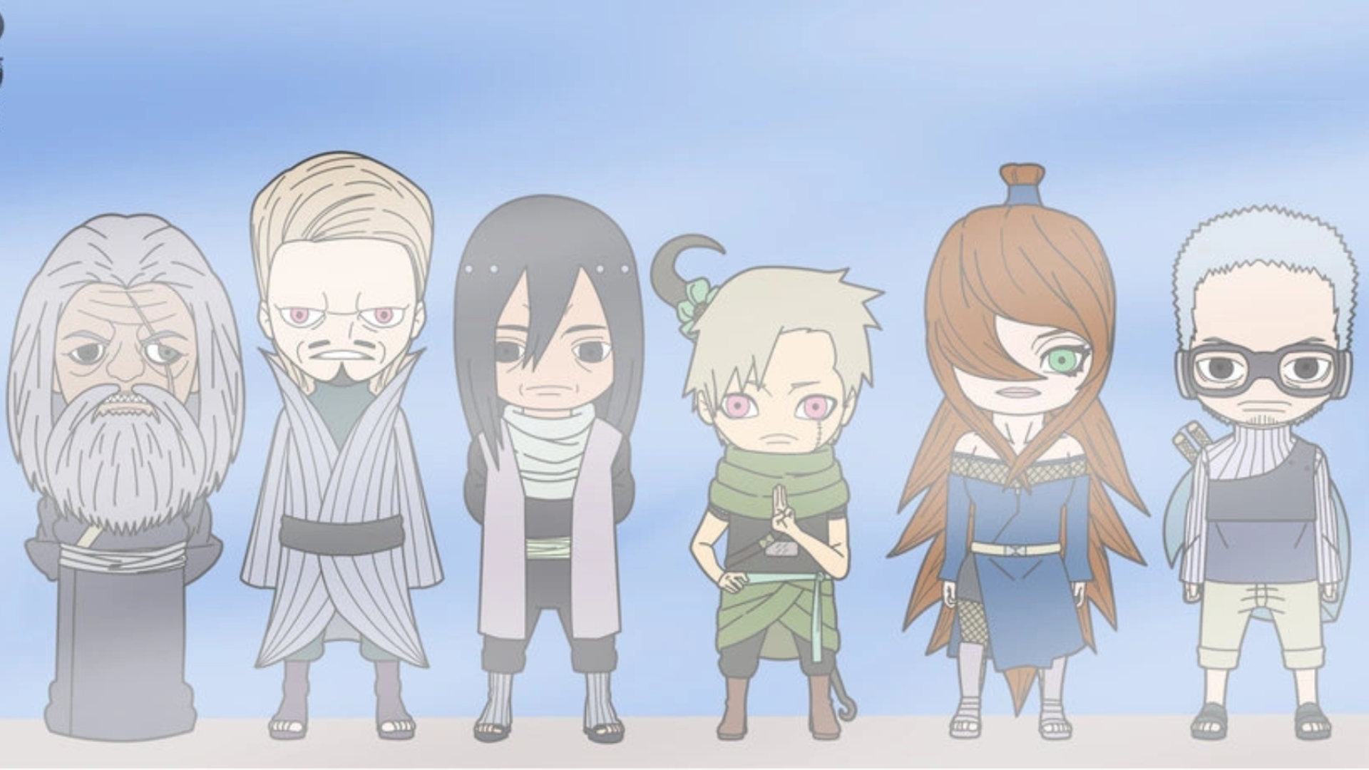 历代水影-初代水影·白莲 第二代水影·鬼灯幻月 三代目水影 第四代水