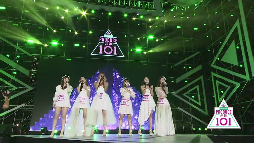 创造101粉丝见面会逆光