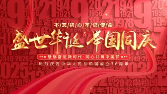 国庆片头AE模板2025