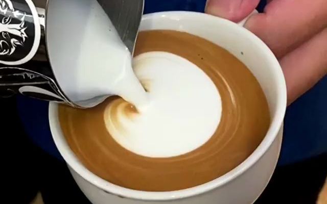 拉花入门教学-大白心