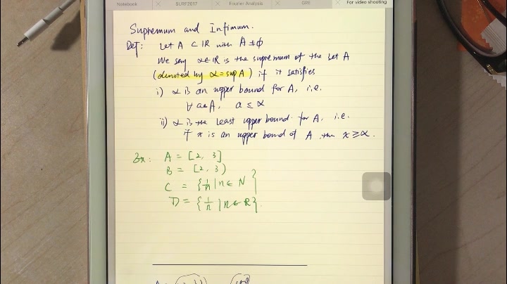 [图]【Mathematical Analysis】Supremum and Infimum