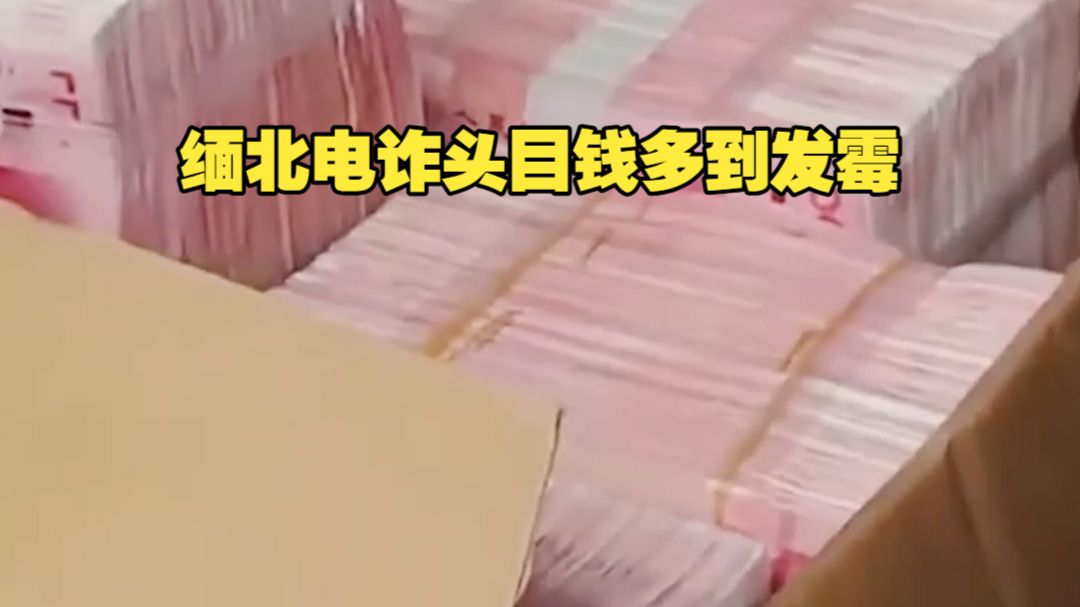 缅北电诈细节披露！被偷1000万都不知道？缅北电诈头目钱多到发霉 在房顶和院子“晒钱”