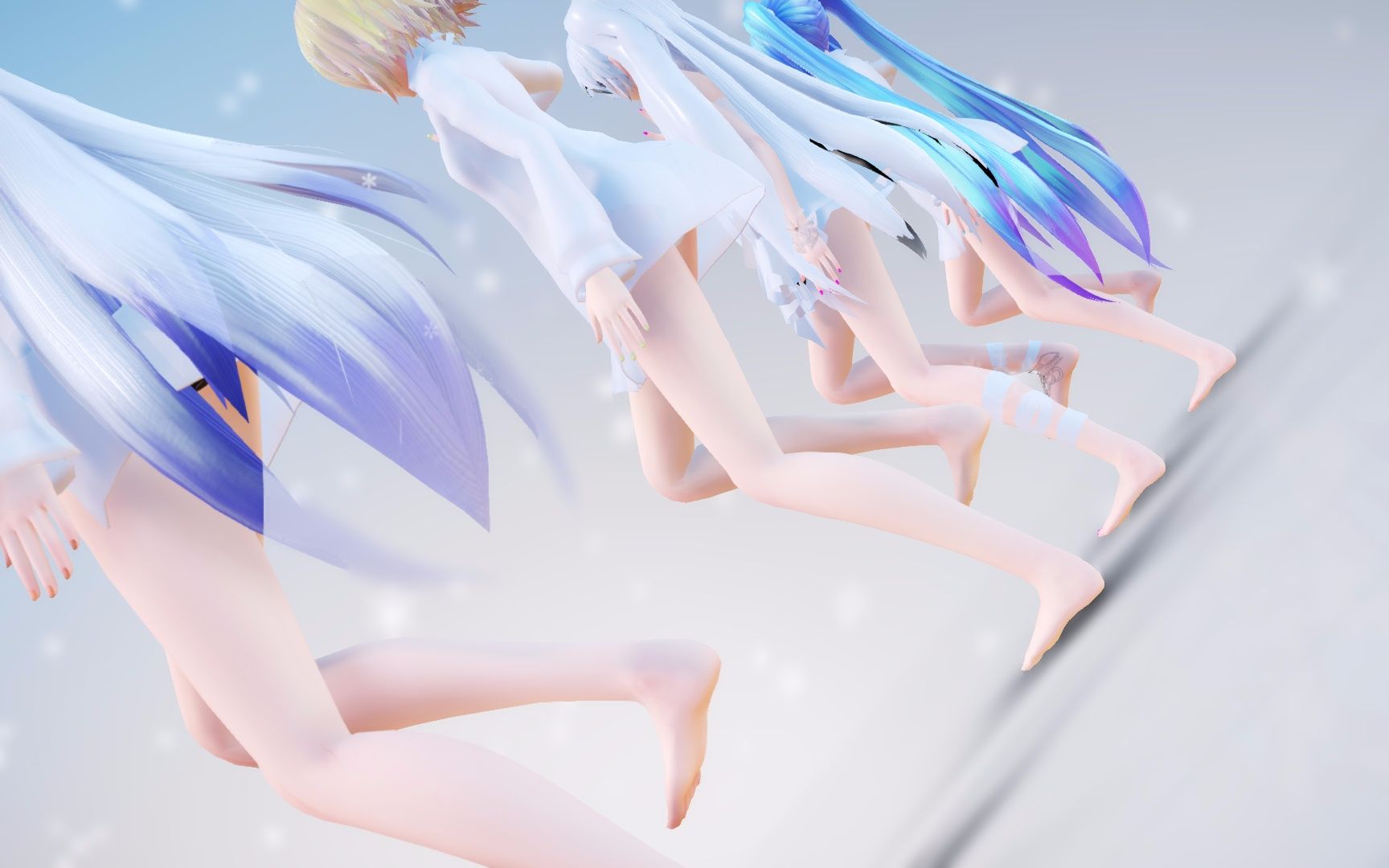 【mmd】腿控福利 -為弱音姐姐的點個收藏吧