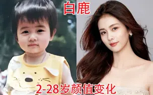 Video herunterladen: 白鹿2-28岁颜值变化，明明是妥妥的美女，还被嘲普女真是冤