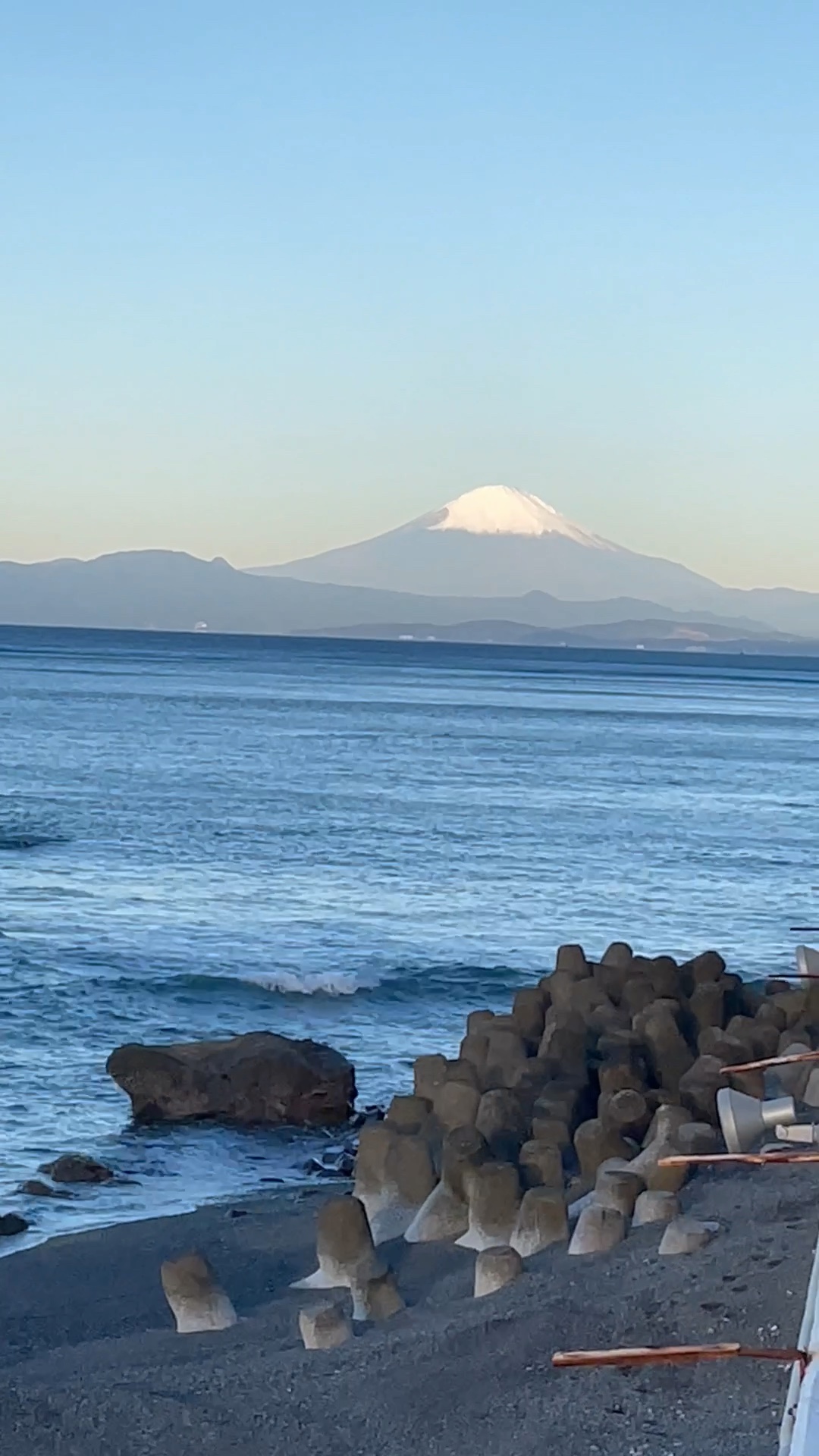富士山と日の出