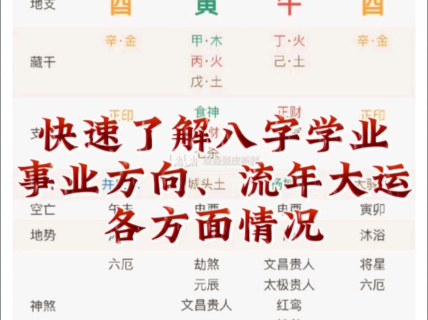 三连关注公益简批八字《快速了解八字学业、事业方向、流年大运各方面情况》哔哩哔哩bilibili