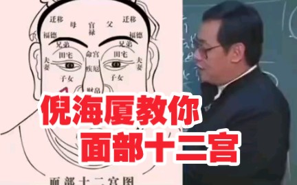 倪海厦教你认识面部十二宫,面相哔哩哔哩bilibili