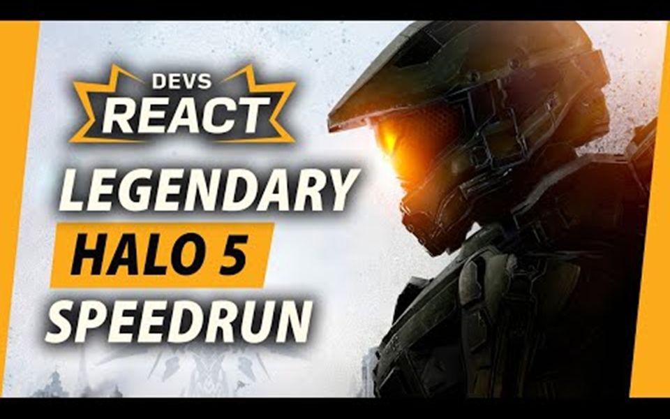 [图]当《光环5:守护者》的开发人员观看速通 Halo 5 Developer Reacts to Legendary Difficulty Speedrun