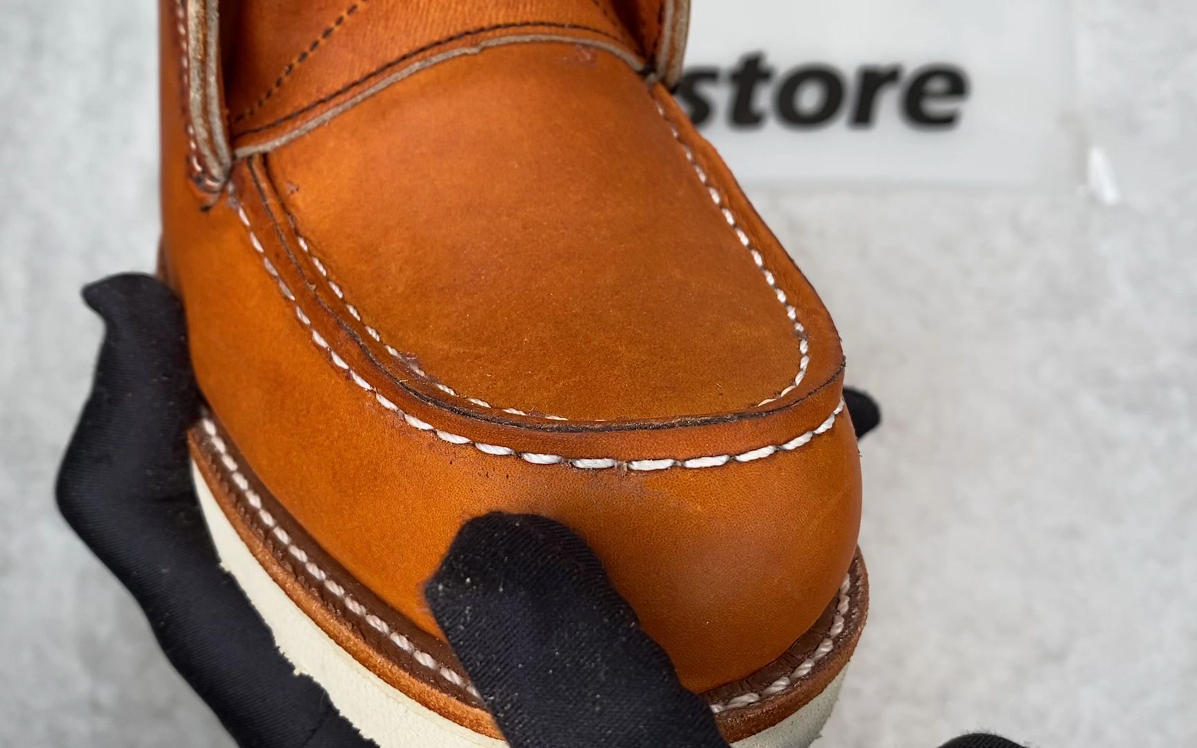 【瑕疵实拍】redwing红翼877 d宽40码 编号064