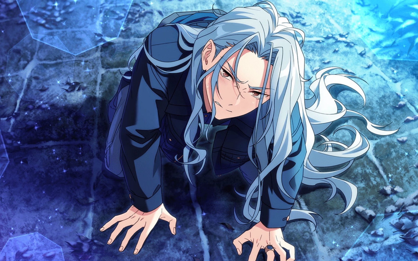 【偶像梦幻祭2】当es大楼推看到ngs新卡时!_哔哩哔哩_bilibili