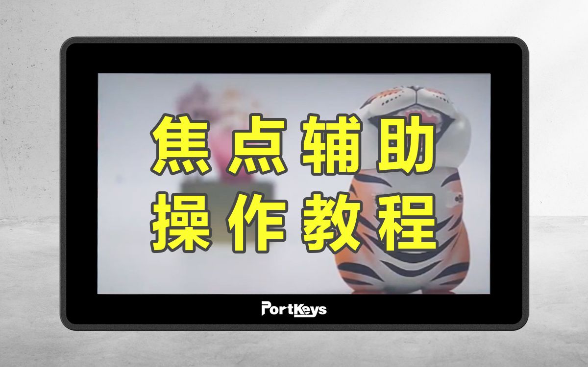 教程分享 | Portkeys 监视器焦点辅助和峰值框功能操作教程哔哩哔哩bilibili