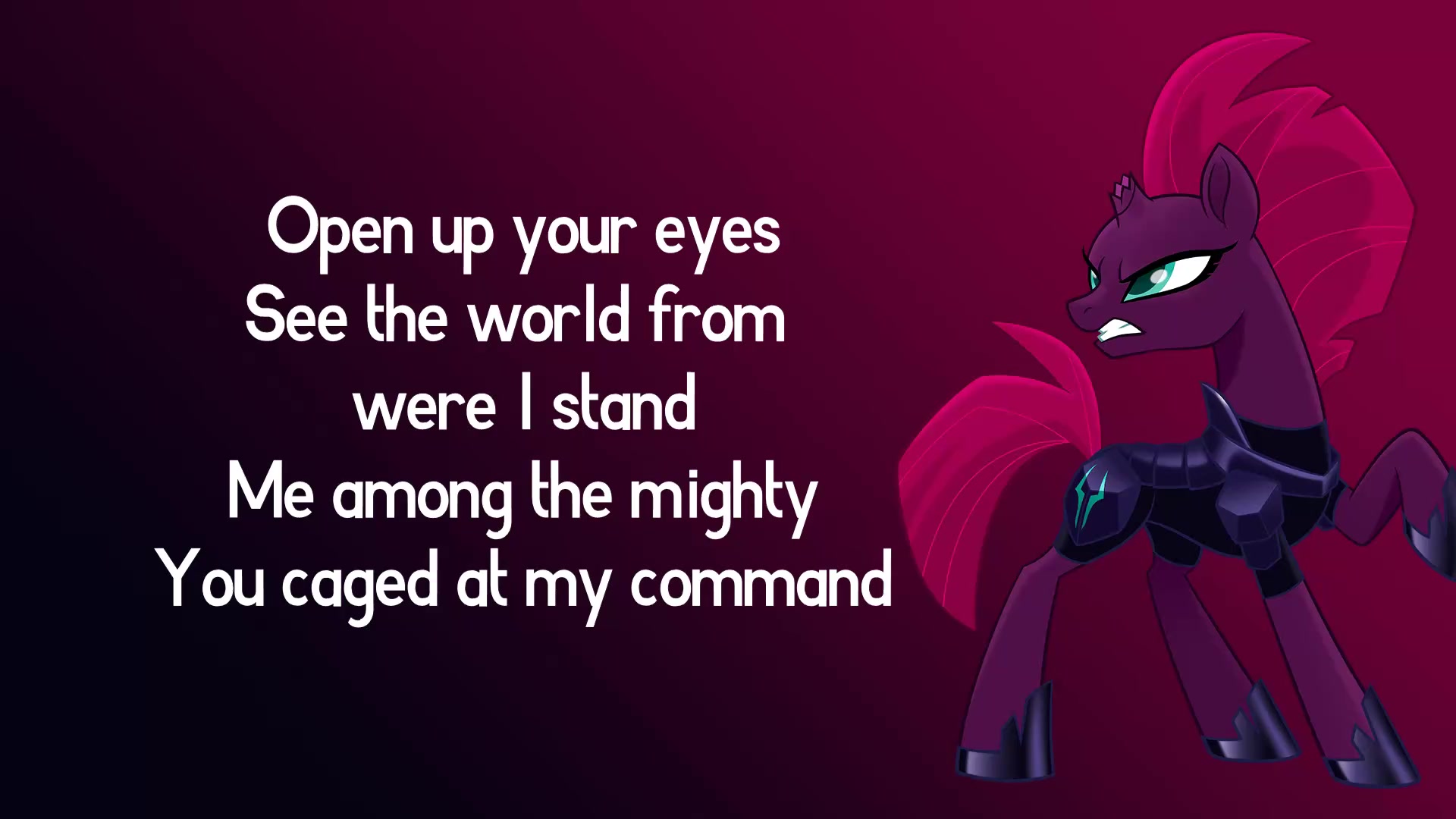 [图]【油管/小马mlp】风暴暗影Tempest Shadow电影原声Open Up Your Eyes