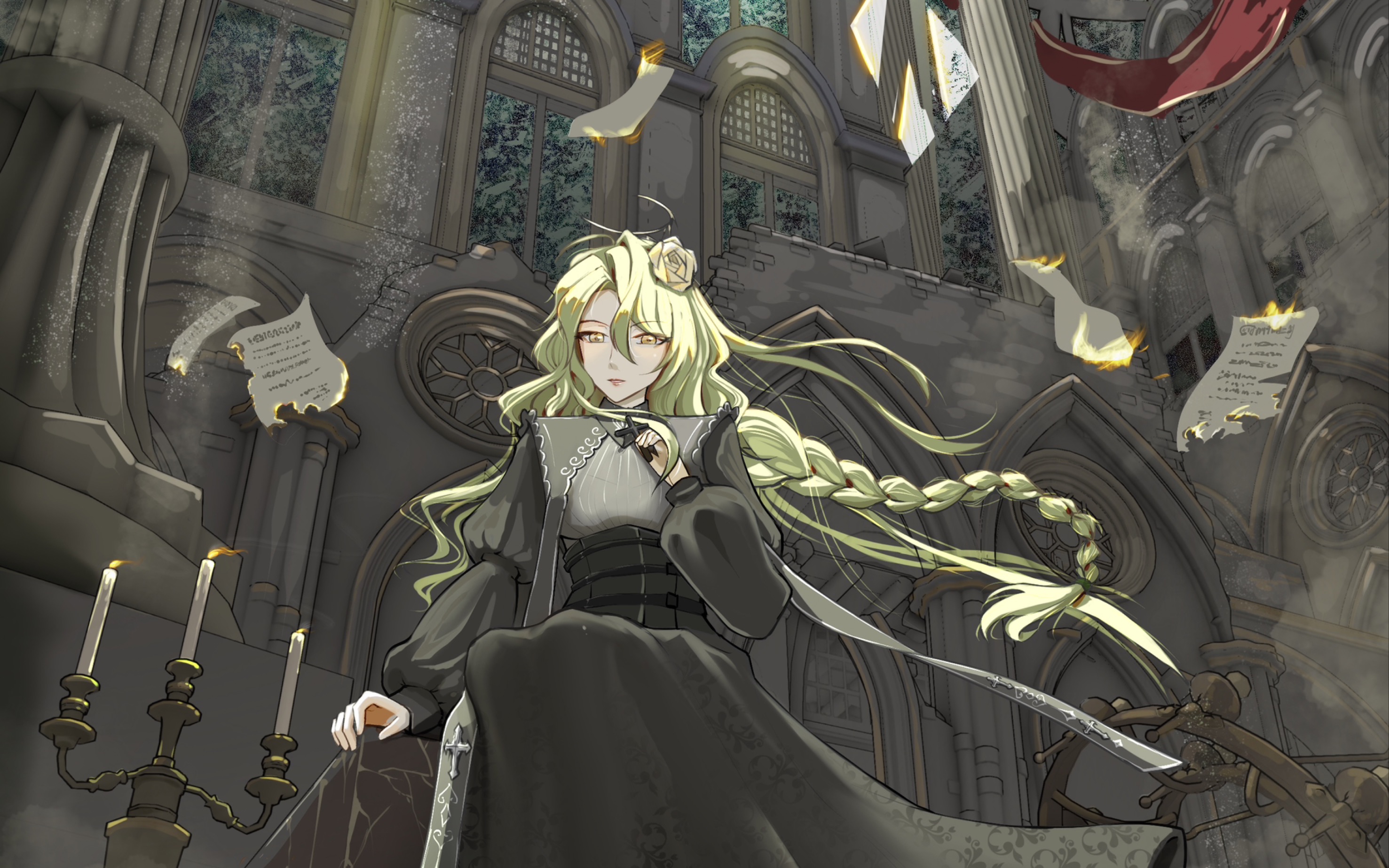 【procreate】遗迹教堂 修女