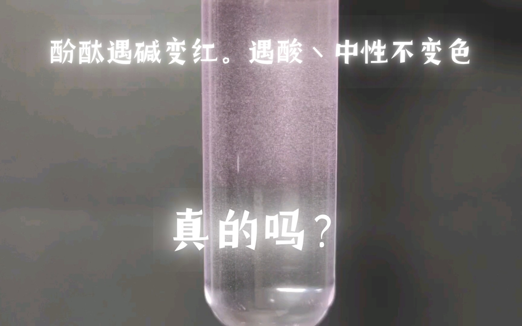 酚酞遇碱变红对8?哔哩哔哩bilibili