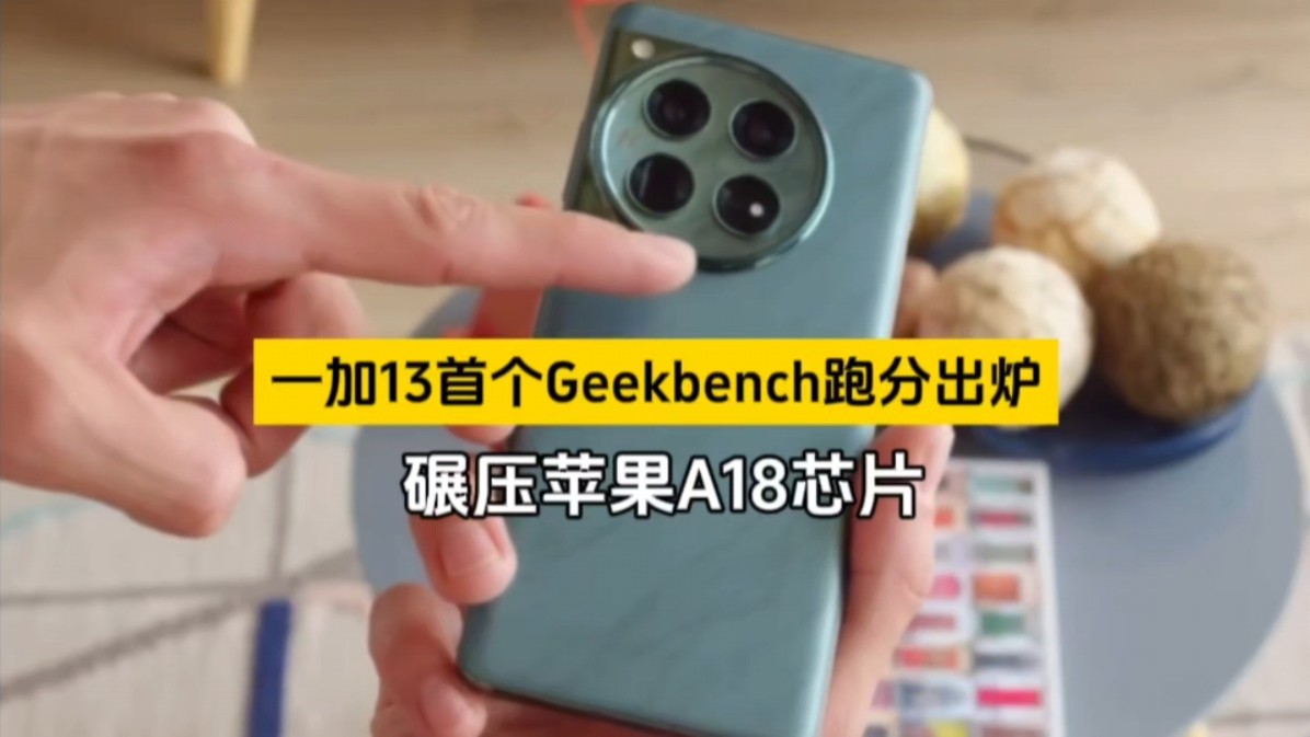 一加13首个Geekbench跑分出炉!碾压苹果A18芯片哔哩哔哩bilibili