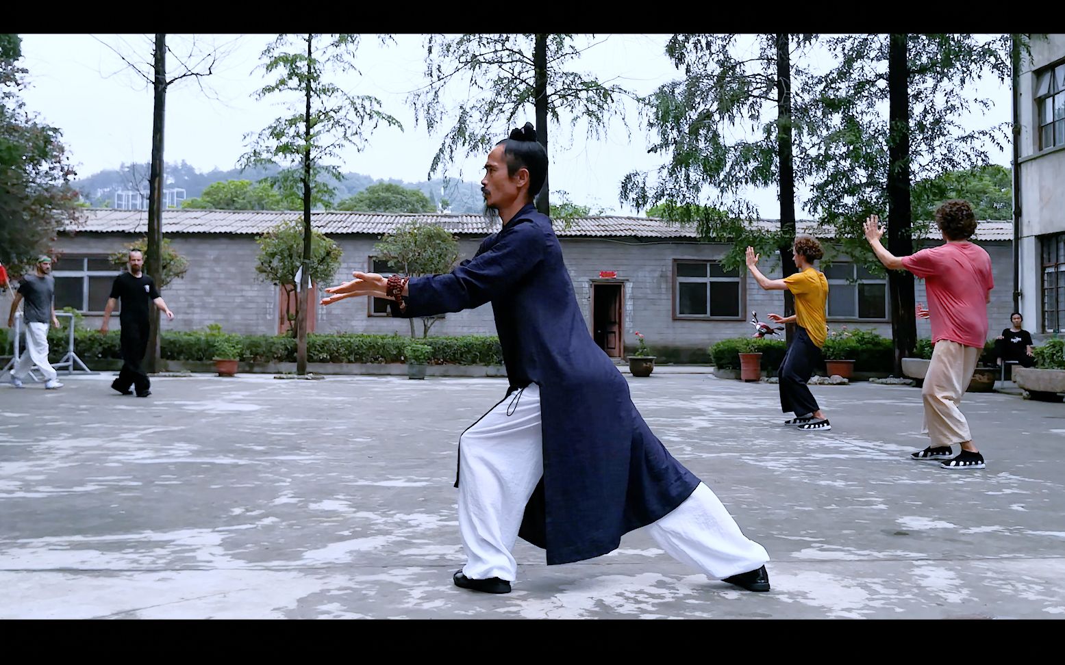 [图]太乙五行拳·袁师懋道长 | 大雨初霁，空气清新，修炼正当时