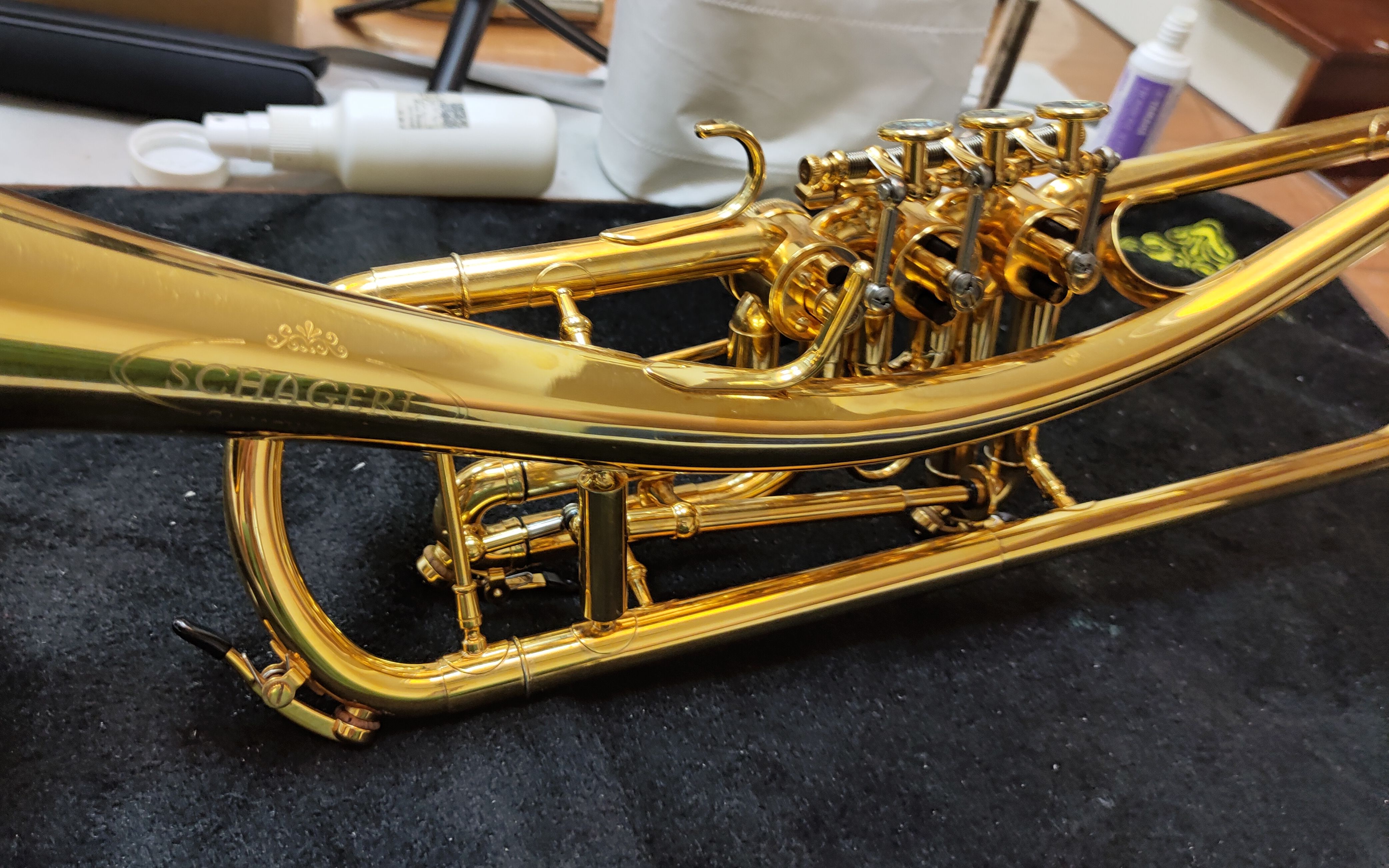 schagerl沙戈尔rotary valve gansch-horn甘士小号维修保养【乐器维修