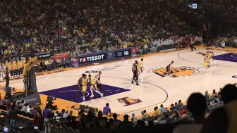 Скачать видео: NBA2K25湖人球馆补丁全景角度预览视频（训练场，比赛直播角度，现场角度）