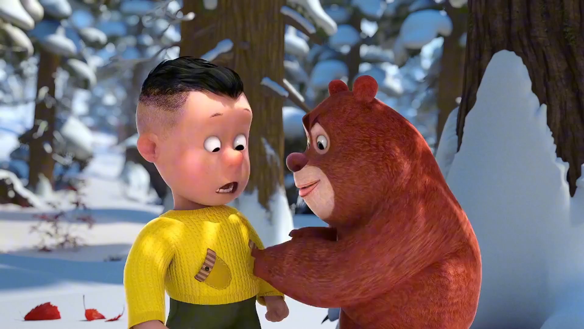 熊出没("带电的光头强" )傍晚来看一集