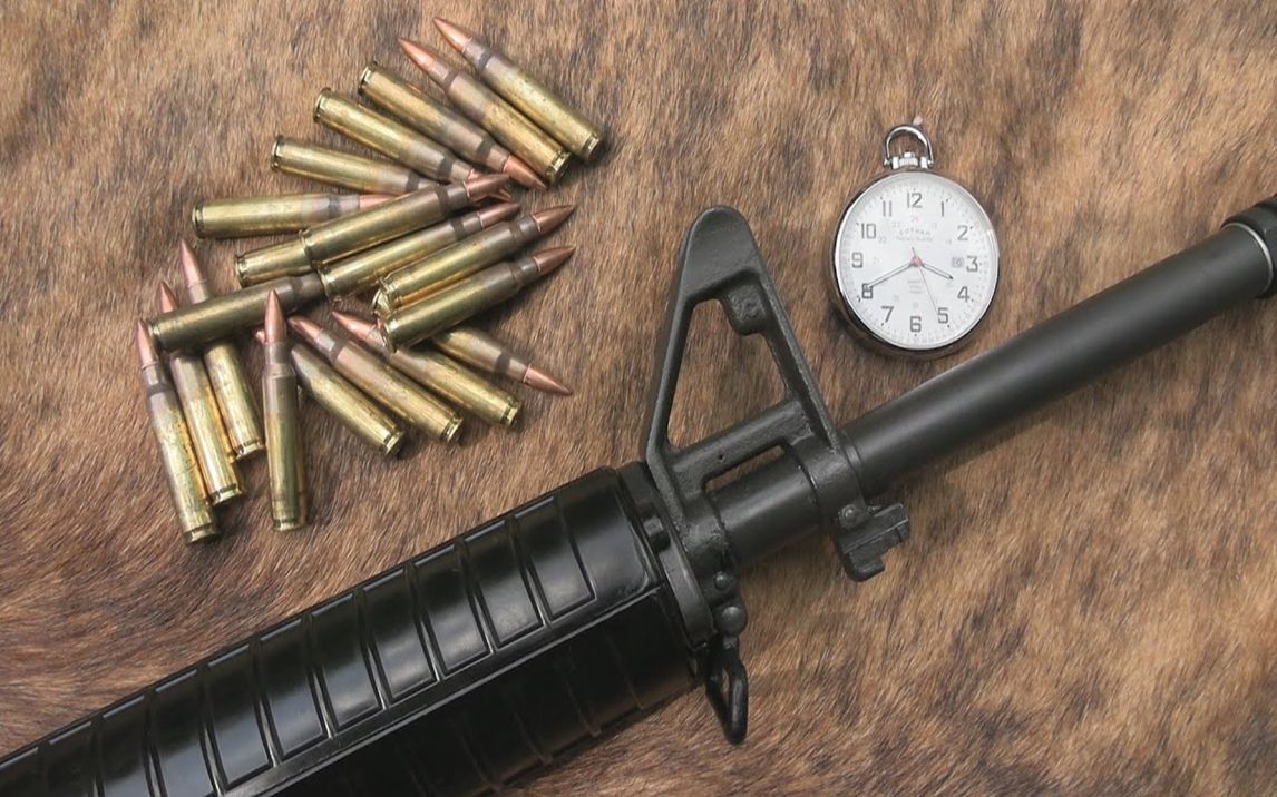 【hickok45】m16a2全自动爽一梭子(m16 pot smoking #shorts)